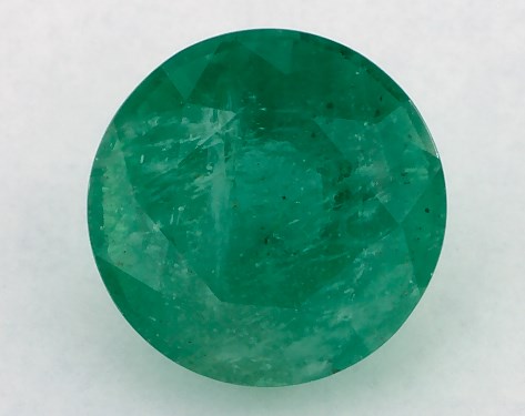 2.47 Carat Round Natural Green Emerald