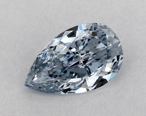 GIA 0.79 Carat Fancy Intense Blue-VS1 Pear Shaped Diamond