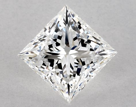 GIA 1.53 Carat E-VS1 Ideal Cut Princess Lab-Grown Diamond