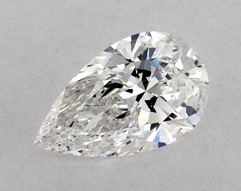 IGI 1.56 Carat F-VS2 Ideal Cut Pear Lab-Grown Diamond