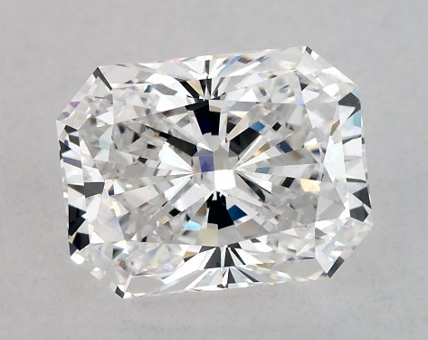 GIA Carat D-VVS2 Ideal Cut Radiant Lab-Grown Diamond