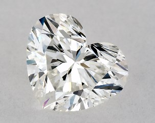 GIA 0.80 Carat H-VS1 Ideal Cut Heart Diamond