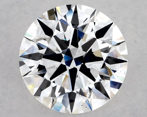 This Lab-Grown diamond 1.41 carat round E color SI1 clarity has Ideal proportions and a diamond grading report from IGI