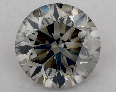 GIA 0.90 Carat Fancy Gray-I1 Round Cut Diamond