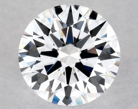 This Lab-Grown diamond 1.33 carat round D color VS2 clarity has Ideal proportions and a diamond grading report from IGI