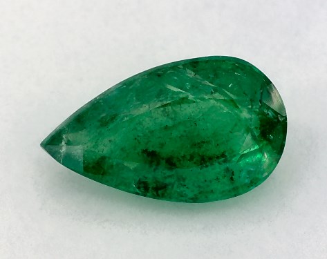 2.11 Carat Pear Natural Green Emerald