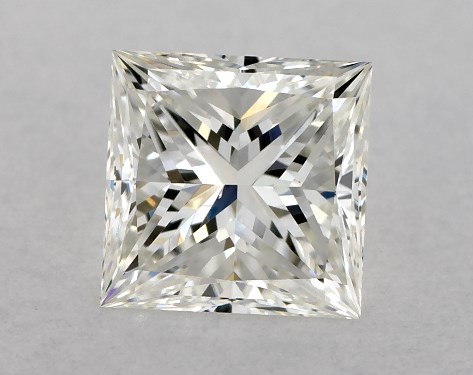 GIA 1.01 Carat H-VS1 Ideal Cut Princess Diamond