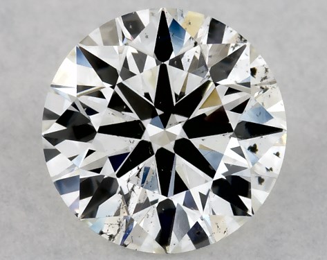IGI 0.52 Carat H-SI1 Excellent Cut Round Diamond