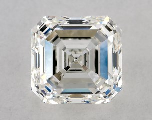 IGI 1.00 Carat H-SI1 Very Good Cut Asscher Diamond
