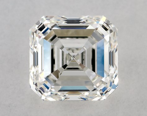 IGI 1.00 Carat H-SI1 Very Good Cut Asscher Diamond