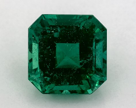 4.96 Carat Asscher Natural Green Emerald