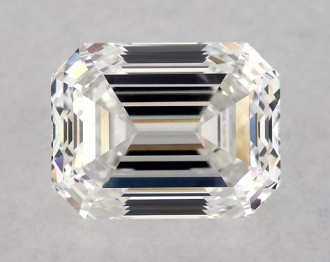 GIA 1.00 Carat H-VVS2 Very Good Cut Emerald Diamond