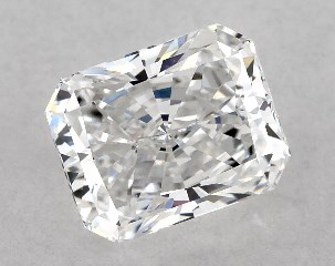 GIA 0.76 Carat E-VS1 Ideal Cut Radiant Diamond