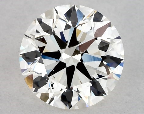 GIA 1.01 Carat H-SI1 Excellent Cut Round Diamond