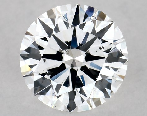 GIA 1.00 Carat E-SI1 Excellent Cut Round Diamond
