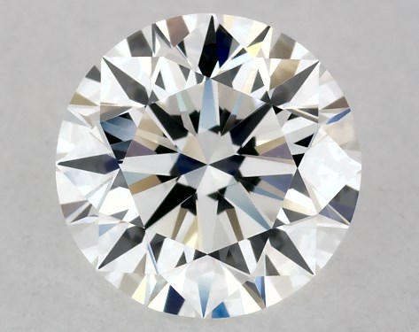 This 0.67 carat round diamond F color VVS1 clarity has Excellent proportions and a diamond grading report from GIA