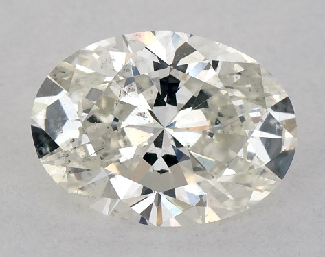 IGI 1.00 Carat H-SI1 Very Good Cut Oval Diamond
