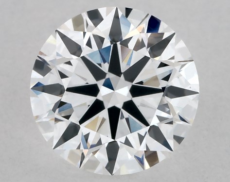 This Lab-Grown diamond 1.31 carat round D color VS1 clarity has Ideal proportions and a diamond grading report from IGI