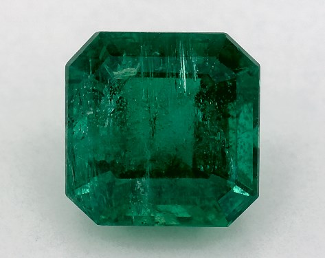 2.34 Carat Asscher Natural Green Emerald