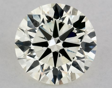 This 0.9 carat round diamond J color VS1 clarity has Excellent proportions and a diamond grading report from IGI
