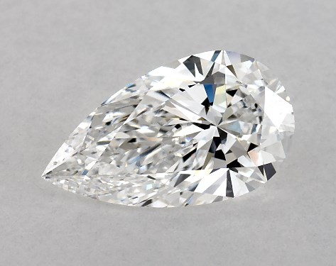 GIA 1.54 Carat D-VS1 Ideal Cut Pear Lab-Grown Diamond