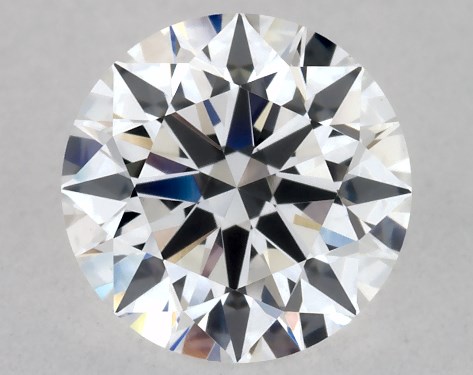 This Lab-Grown diamond 1.24 carat round E color VS1 clarity has Excellent proportions and a diamond grading report from GIA