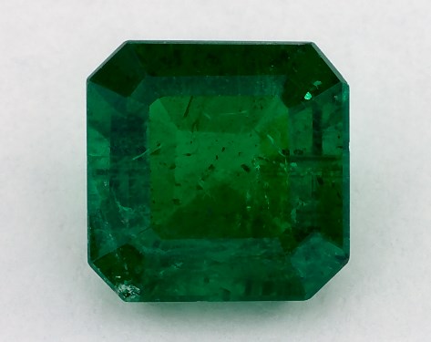 2.93 Carat Asscher Natural Green Emerald