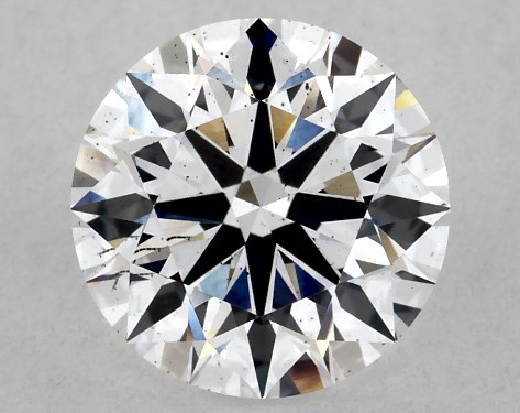 This Lab-Grown diamond 1.52 carat round E color SI1 clarity has Ideal proportions and a diamond grading report from IGI
