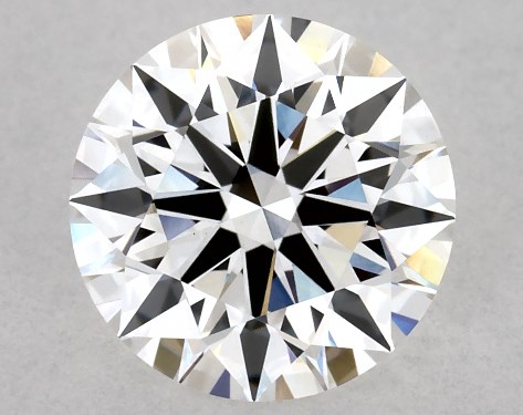 This Lab-Grown diamond 1.22 carat round E color VVS2 clarity has Excellent proportions and a diamond grading report from GIA