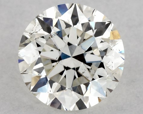 IGI 0.51 Carat H-SI1 Excellent Cut Round Diamond