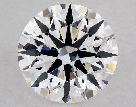 This Lab-Grown diamond 1.32 carat round D color VS2 clarity has Ideal proportions and a diamond grading report from IGI