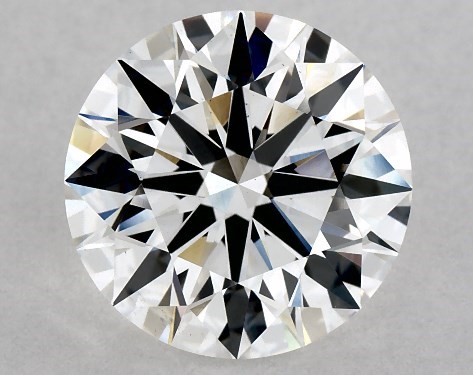 GIA 3.08 Carat F-VS2 Excellent Cut Round Lab-Grown Diamond