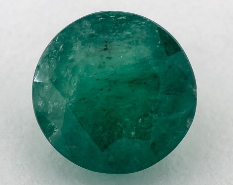 2.32 Carat Round Natural Green Emerald