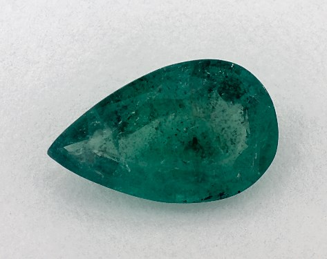 2.05 Carat Pear Natural Green Emerald