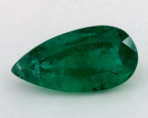 2.65 Carat Pear Natural Green Emerald