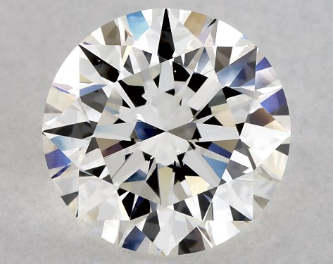 This 1.73 carat round diamond G color VS1 clarity has Excellent proportions and a diamond grading report from IGI
