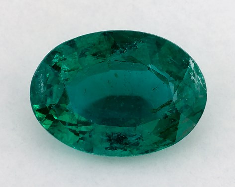 This 2.52 Oval Green Emerald is sold exclusively by James Allen 