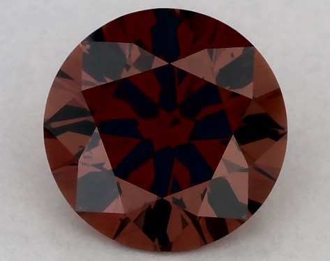 IGI 1.00 Carat Fancy Vivid Orange-VS2 Round Cut Lab-Grown Diamond