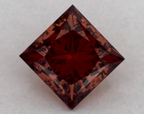 IGI 1.00 Carat Fancy Orange-VS1 Princess Cut Lab-Grown Diamond