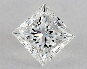 GIA 0.78 Carat F-VS2 Ideal Cut Princess Diamond
