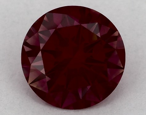 IGI 1.25 Carat Fancy Vivid Purple-VS1 Round Cut Lab-Grown Diamond