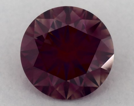 IGI 1.18 Carat Fancy Vivid Purple-VVS2 Round Cut Lab-Grown Diamond