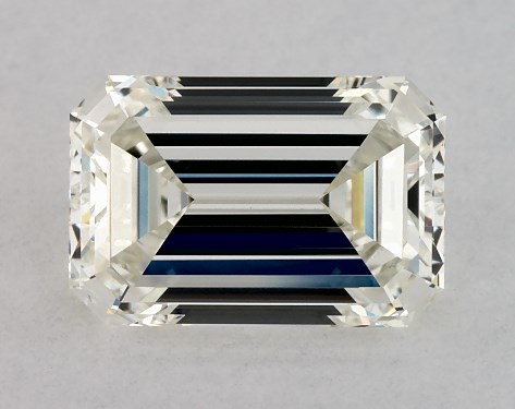 This 1.06 carat emerald diamond J color IF clarity has Good proportions and a diamond grading report from GIA