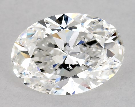 This Lab-Grown diamond 1.3 carat oval D color VVS2 clarity has Excellent proportions and a diamond grading report from IGI