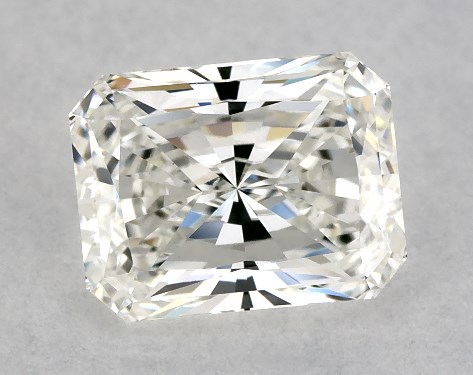 GIA 1.01 Carat H-VS2 Ideal Cut Radiant Diamond