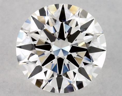 This Lab-Grown diamond 1.34 carat round F color VS1 clarity has Excellent proportions and a diamond grading report from GIA