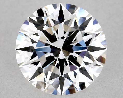 This Lab-Grown diamond 1.26 carat round D color VS1 clarity has Ideal proportions and a diamond grading report from IGI