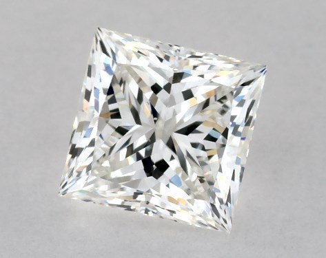 GIA 1.00 Carat H-VS2 Ideal Cut Princess Diamond