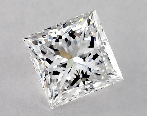 GIA 1.54 Carat E-VS1 Ideal Cut Princess Lab-Grown Diamond