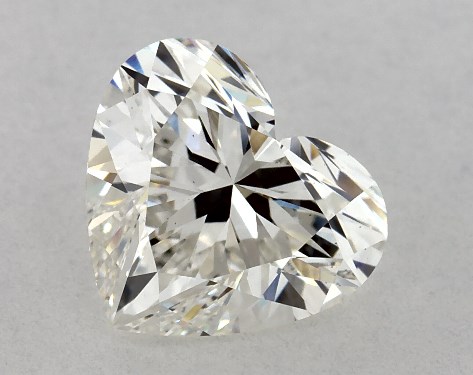 IGI 1.56 Carat F-VS2 Excellent Cut Heart Lab-Grown Diamond
